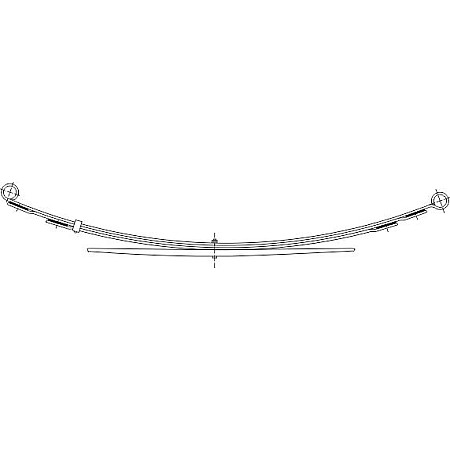Pachet arc cu foi MERCEDES-BENZ T1 (601), Cadru de sprijin, 01.1977 - 02.1996 CS Germany 10.315.870.00