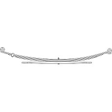 Pachet arc cu foi MERCEDES-BENZ T1/TN, Cadru de sprijin, 07.1981 - 06.1995 CS Germany 10.315.470.00
