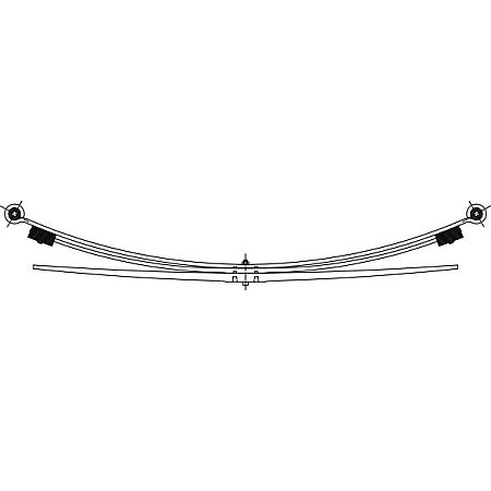 Pachet arc cu foi VW LT 28-35 II (2DB, 2DE, 2DK), Autobuz, 04.1996 - 07.2006 CS Germany 10.337.550.00