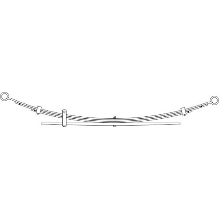 Pachet arc cu foi NISSAN NP300 PICKUP (D22), Ridica, 04.2008 - CS Germany 10.370.370.00