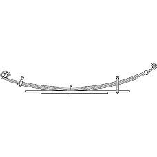 Pachet arc cu foi TOYOTA HILUX VII (_N1_, _N2_, _N3_), Ridica, 08.2004 - CS Germany 10.250.630.00