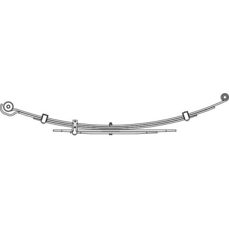 Pachet arc cu foi TOYOTA HILUX VII (_N1_, _N2_, _N3_), Ridica, 08.2004 - CS Germany 10.250.610.00
