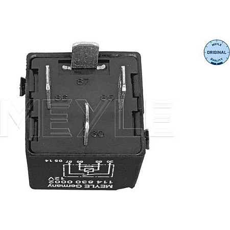 Releu multifunctional Releu 12V 40A AUDI A1 A3 A4 ALLROAD B8 A4 B8 A5 A6 ALLROAD C6 A6 ALLROAD C7 A6 C6 A6 C7 A7 VW CC (358), Compartiment, 11.2011 - 12.2016 Meyle 114 830 0002
