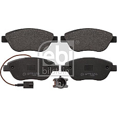 Set placute frana.frana disc Set placute frana Fata FIAT DOBLO DOBLO CARGO GRANDE PUNTO OPEL COMBO TOUR COMBO-MIN FIAT DOBLO (263_), Cargo, 02.2010 - Febi Bilstein 116054