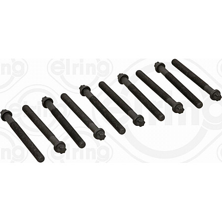 Set surub chiulasa Set bolt chiulasa DACIA SOLENZA MITSUBISHI CARISMA OPEL ARENA RENAULT CLIO I II ESPACE III KANGOO LAGUNA I DACIA PICK UP, Ridica, 09.1989 - 05.2008 Elring 111.460