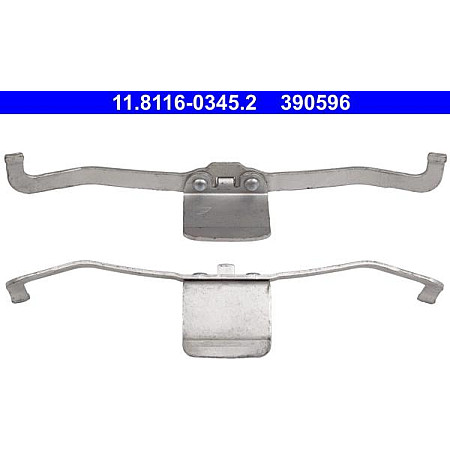 Arc, etrier frana SAAB 9-3 (YS3F, E79, D79, D75), Sedan, 09.2002 - 02.2015 ATE 11.8116-0345.2