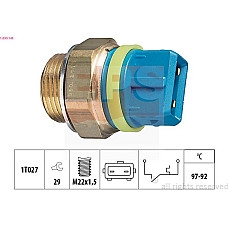 Comutator temperatura, ventilator radiator PEUGEOT 206 CC (2D), Sabrioleta, 09.2000 - 12.2008 EPS 1.850.145