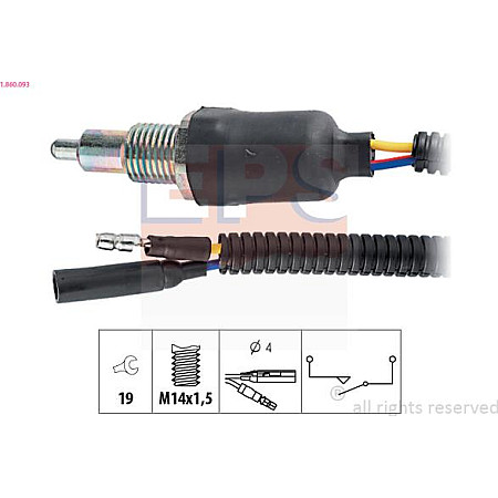 Comutator, lampa marsalier ROVER 200 (RF), Hatchback, 11.1995 - 11.2000 EPS 1.860.093