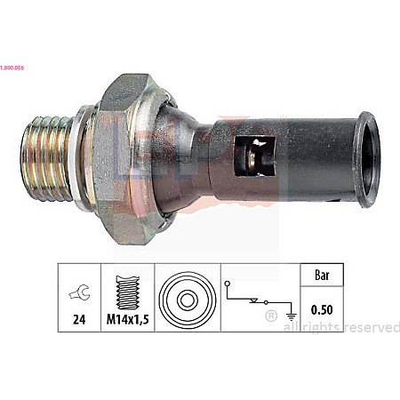 Senzor,presiune ulei VOLVO 760 (704, 764), Sedan, 08.1981 - 07.1992 EPS 1.800.056