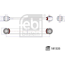 Brat-bieleta suspensie. stabilizator Stabilizer link front L L-430mm MAN TGM I TGM II 10.05- Febi Bilstein 181535