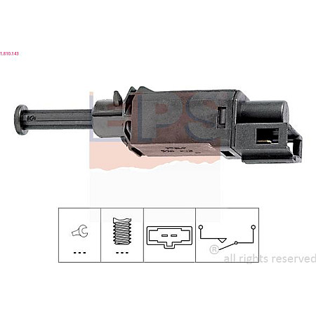 Comutator, actionare ambreiaj (Tempomat) VW NEW BEETLE (1Y7), Sabrioleta, 09.2002 - 12.2011 EPS 1.810.143