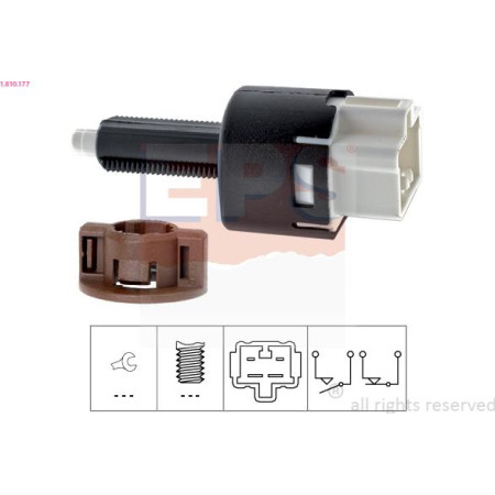 Comutator lumini frana MITSUBISHI MIRAGE / SPACE STAR (A0_A), Hatchback, 01.2012 - EPS 1.810.177