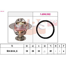 Termostat,lichid racire SAAB 900 I, Sabrioleta, 10.1985 - 12.1994 EPS 1.880.220