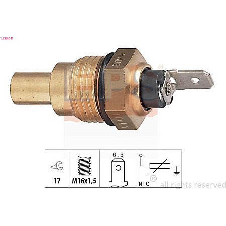 Senzor,temperatura lichid de racire TOYOTA COROLLA V (_E8_), Liftback, 05.1982 - 05.1989 EPS 1.830.041