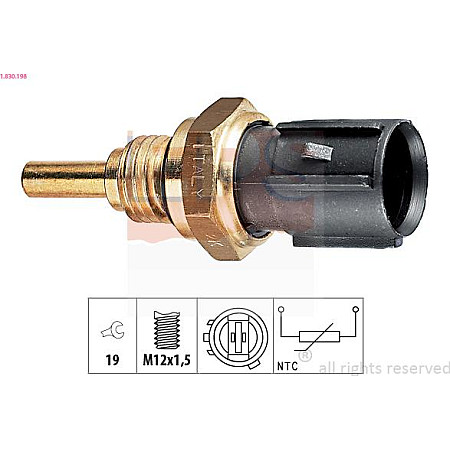 Senzor,temperatura ulei HONDA PRELUDE IV (BB_), Compartiment, 12.1991 - 02.1997 EPS 1.830.198