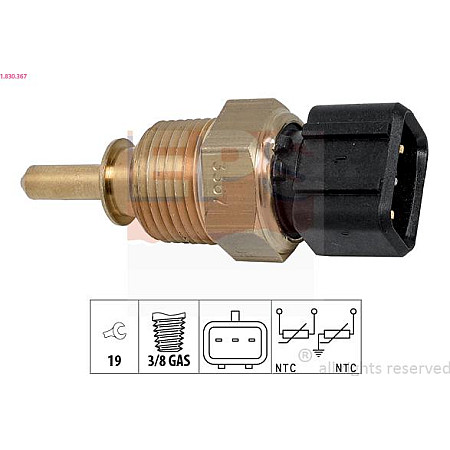 Senzor,temperatura lichid de racire HYUNDAI H-1 / STAREX (A1), Autobuz, 06.1997 - EPS 1.830.367