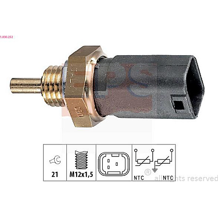 Senzor,temperatura lichid de racire RENAULT MEGANE II (KM0/1_), Turism, 08.2003 - 08.2012 EPS 1.830.252