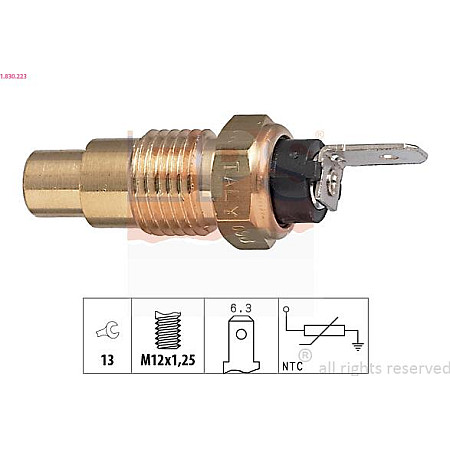 Senzor,temperatura lichid de racire NISSAN PRIMERA Traveller (W10), Turism, 07.1990 - 03.1998 EPS 1.830.223