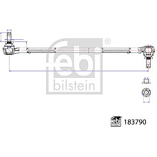 Brat / bieleta suspensie, stabilizator Febi Bilstein 183790