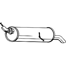 Toba esapament finala Toba finala esapament CITROEN C4 C4 I PEUGEOT 308 I 1.6D 11.04-10.14 PEUGEOT 308 I (4A_, 4C_), Hatchback, 09.2007 - 12.2016 Bosal 135-075