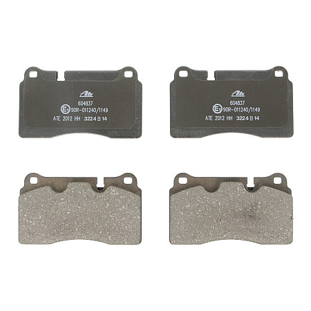 Set placute frana.frana disc Set placute frana Fata conector din dreapta CHEVROLET CORVETTE LAND ROVER RANGE ROVE LAND ROVER RANGE ROVER SPORT (L320), Crossover, 02.2005 - 03.2013 ATE 13.0460-4837.2