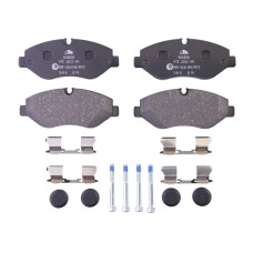 Set placute frana.frana disc Set placute frana Fata cu suplimente cu surub de ghidare a etrierului de frana ME MERCEDES-BENZ VITO (W447), Van, 10.2014 - ATE 13.0460-4826.2