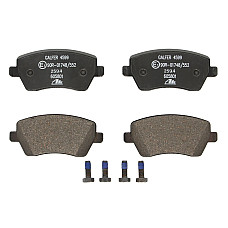 Set placute frana.frana disc Set placute frana Fata cu surub de ghidare a etrierului de frana DACIA DUSTER NIS RENAULT KANGOO BE BOP (KW0/1_), Dubita, 02.2009 - ATE 13.0460-5801.2