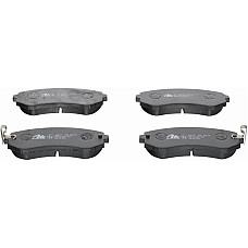 Set placute frana NISSAN PATROL GR V (Y61), Cadru de sprijin, 05.1998 - ATE 13.0460-5717.2