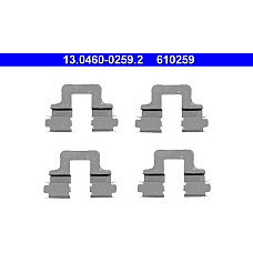 Set accesorii, placute frana VW GOLF PLUS (5M1, 521), Hatchback, 12.2004 - 12.2013 ATE 13.0460-0259.2