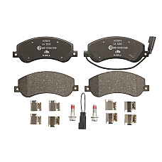 Set placute frana.frana disc Set placute frana Fata cu suplimente cu surub de ghidare a etrierului de frana FO VW AMAROK (S1B, S6B, S7B), Cadru de sprijin, 09.2011 - ATE 13.0460-3834.2