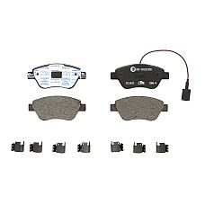 Set placute frana.frana disc Set placute frana Fata cu suplimente cu surub de ghidare a etrierului de frana AL FIAT LINEA (323_, 110_), Sedan, 10.2006 - ATE 13.0460-3826.2
