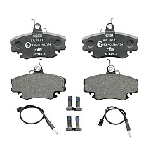 Set placute frana.frana disc Set placute frana Fata cu surub de ghidare a etrierului de frana DACIA LOGAN LOGA RENAULT ESPACE I (J11_), Dubita, 07.1984 - 12.1992 ATE 13.0460-2834.2