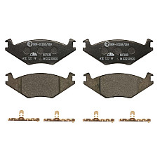 Set placute frana.frana disc Set placute frana Fata cu suplimente SEAT CORDOBA CORDOBA VARIO IBIZA II VW DERBY GO VW POLO (86C, 80), Hatchback, 10.1981 - 09.1994 ATE 13.0460-7030.2