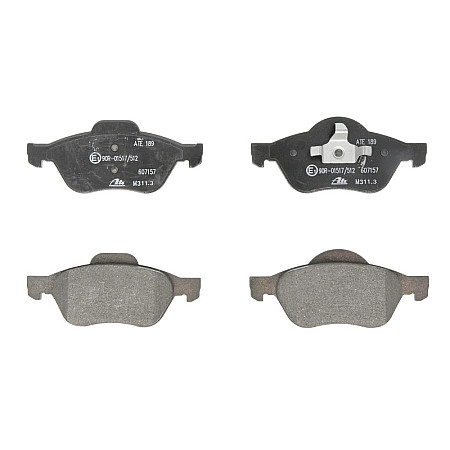 Set placute frana.frana disc Set placute frana Fata RENAULT LAGUNA II 1.6-2.0 03.01-12.07 RENAULT LAGUNA (DT0/1), Compartiment, 09.2008 - 12.2015 ATE 13.0460-7157.2