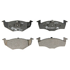 Set placute frana.frana disc Set placute frana Fata SEAT AROSA SKODA FABIA I FABIA I PRAKTIK FABIA II VW FOX LUPO VW POLO (9N4), Sedan, 09.2002 - 12.2010 ATE 13.0460-7100.2
