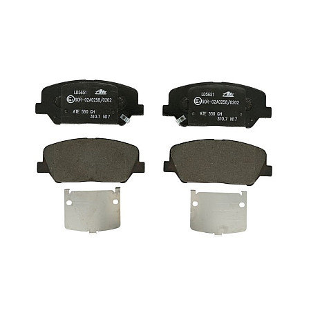 Set placute frana.frana disc Set de frana din ceramica Fata HYUNDAI GENESIS I30 KIA CEED PRO CEED 1.4-2.0 11.1 KIA CERATO KOUP (TD), Compartiment, 01.2009 - ATE 13.0470-5651.2