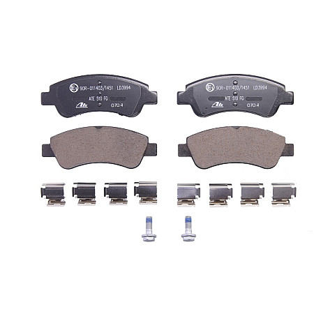 Set placute frana.frana disc Set de frana din ceramica Fata cu suplimente cu surub de ghidare a etrierului de frana se pot PEUGEOT 208 II (UB_, UP_, UW_, UJ_), 06.2019 - ATE 13.0470-3994.2