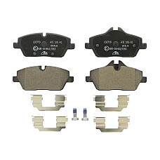 Set placute frana.frana disc Set de frana din ceramica Fata cu suplimente cu surub de ghidare a etrierului de frana se pot MINI Cooper III (F57), Sabrioleta, 11.2014 - ATE 13.0470-2710.2