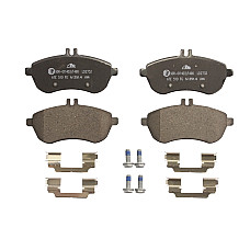 Set placute frana.frana disc Set de frana din ceramica Fata cu suplimente cu surub de ghidare a etrierului de frana se pot MERCEDES-BENZ E-CLASS (W211), Sedan, 03.2002 - 03.2009 ATE 13.0470-2732.2