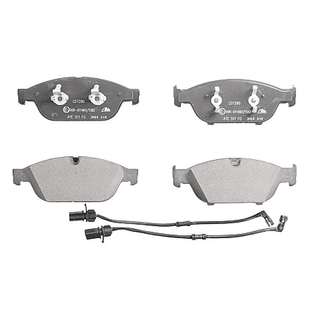 Set placute frana.frana disc Set de frana din ceramica Fata AUDI A6 ALLROAD C7 A6 C7 A7 A8 D4 1.8-3.0D 07.10-0 AUDI A7 (4KA), Sportback, 10.2017 - ATE 13.0470-7280.2