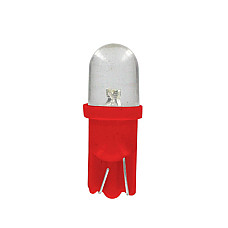 Bec tip LED 12V soclu pl. T10 W2,1X9,5d 2buc Galben focalizat