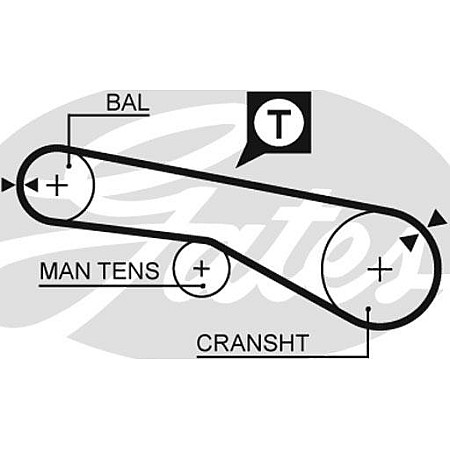 Set curea de distributie MITSUBISHI SPACE RUNNER (N6_W), Dubita, 08.1999 - 01.2003 Gates K015534XS