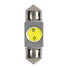 Bec Hyper-Led2 - 1SMD 12V sofit 10x31mm soclu SV8,5-8 1buc - Alb