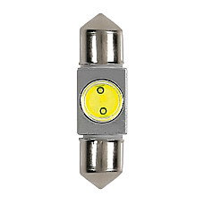 Bec Hyper-Led2 - 1SMD 12V sofit 10x36mm soclu SV8,5-8 1buc - Alb