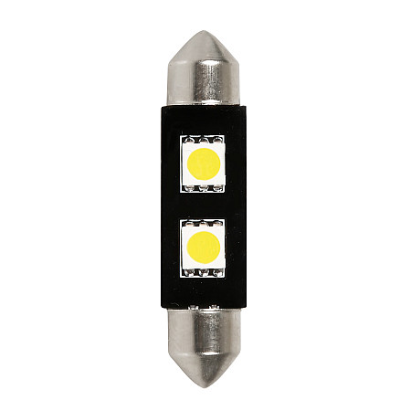 Bec Hyper-Led4 - 2SMD 12V sofit 10x42mm soclu SV8,5-8 1buc - Alb