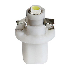 Bec Hyper-Led2 - 1SMD 12V ilum. bord soclu pl.B8,5d 2buc - Alb