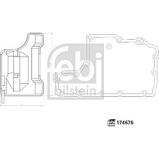 Set filtre hidraulice. cutie e vit.automata Gearbox hydraulic filter OPEL ASTRA F ASTRA F CLASSIC ASTRA G ASTRA G CLASSIC VAUXHALL ASTRA Mk V (A04), Turism, 08.2004 - 10.2012 Febi Bilstein 174676