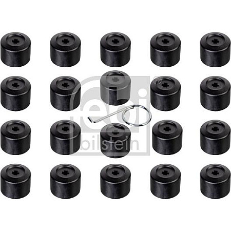 Capac. surub roata Wheel bolts protective cap 20 pcs kit fits. SKODA CITIGO VW ARTEON ARTEON SHOOTING BRAKE ATLAS BEETLE CADDY A VW POLO (6R), Van, 03.2009 - Febi Bilstein 175230