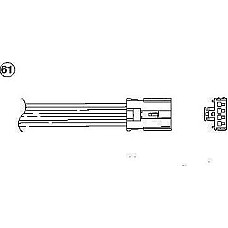 Sonda Lambda VOLVO S40 I (644), Sedan, 07.1995 - 12.2004 NGK 97291