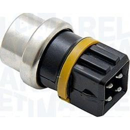 Senzor.temperatura lichid de racire Senzor temperatura lichid racire numar pini. 4 negru FORD GALAXY I SEAT ALHAM VW GOLF III (1E7), Sabrioleta, 07.1993 - 05.1998 Magneti Marelli 171916011100